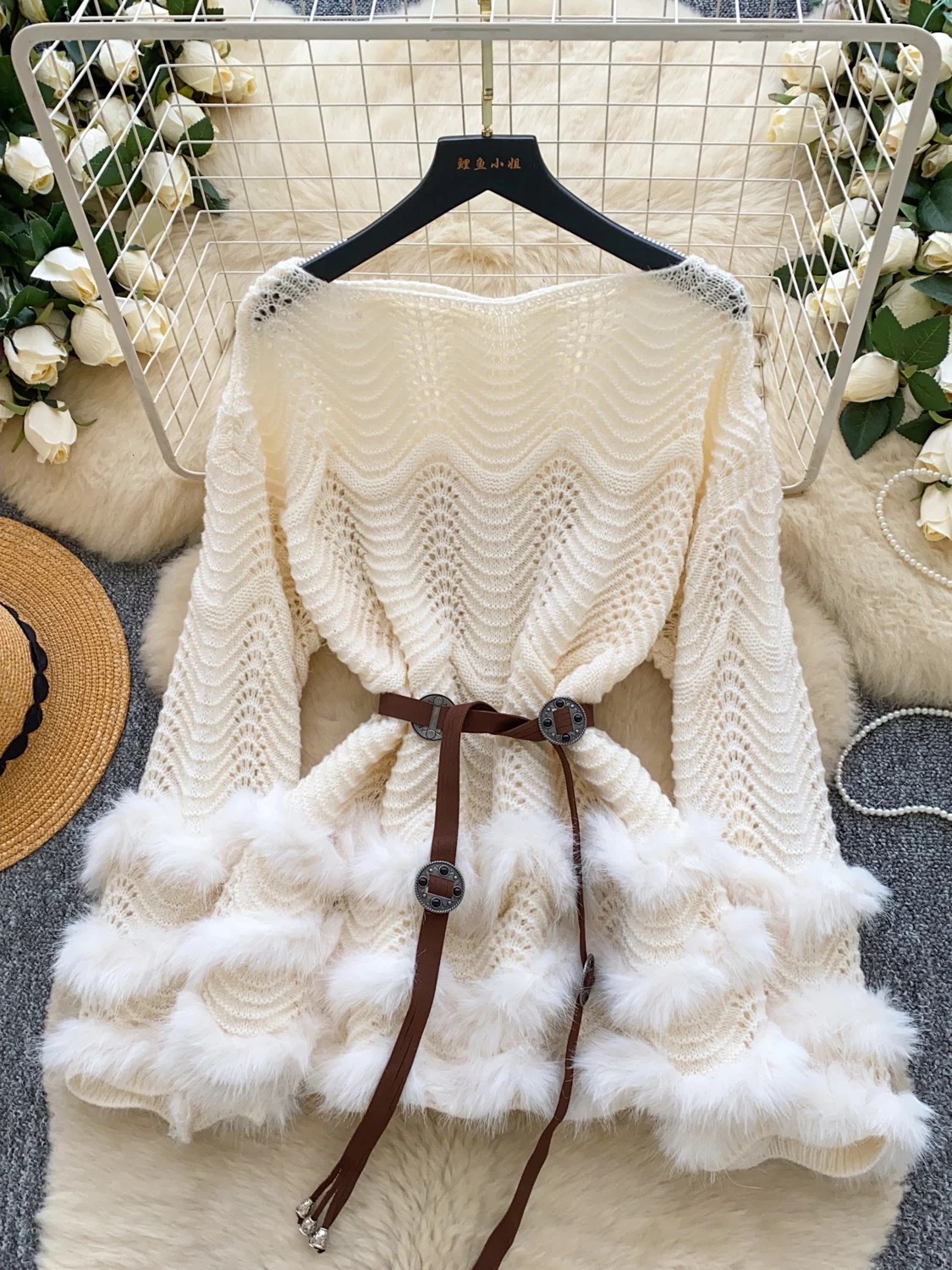 Chicago conflict knitted top KTO185 images